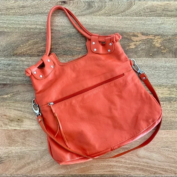 | foley + corinna leather convertible hobo tote bag | - Picture 10 of 10